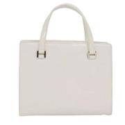 Burberry Vintage Pre-owned Laeder handvskor White, Dam