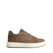 Woolrich Taupe Suede Arrow Sneakers Beige, Herr