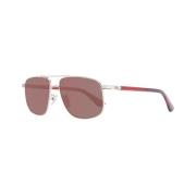 BMW Rose Gold Aviator Solglasögon Spegelglas Pink, Herr