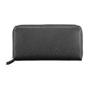 Calvin Klein Damplånbok Svart RFID-blockering Black, Dam