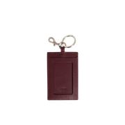 Trussardi Mode Läder Badge Holder med Studs Brown, Herr