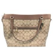 Coach Pre-owned Pre-owned Tyg handvskor Brown, Dam