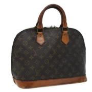 Louis Vuitton Vintage Pre-owned Canvas handvskor Brown, Dam