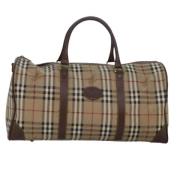 Burberry Vintage Pre-owned Laeder resvskor Beige, Dam