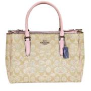 Coach Pre-owned Pre-owned Plast handvskor Beige, Dam