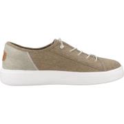 Hey Dude Craft Linen Laced Shoes Brown, Herr