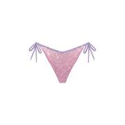 MC2 Saint Barth Lurex Slip Bikini för kvinnor Pink, Dam