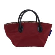 Burberry Vintage Pre-owned Nylon handvskor Red, Dam