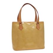 Louis Vuitton Vintage Pre-owned Laeder handvskor Beige, Dam