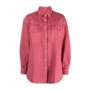 Levi's Avslappnad skjorta Pink, Dam