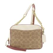 Coach Pre-owned Pre-owned Plast axelremsvskor Brown, Dam