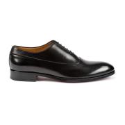 Testoni Raffinerad Oxford med Stitch 'n Turn-söm Black, Herr