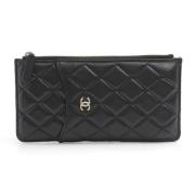 Chanel Vintage Pre-owned Laeder plnbcker Black, Dam