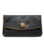 Celine Vintage Pre-owned Laeder kuvertvskor Black, Dam