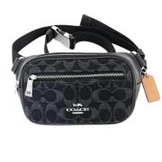 Coach Pre-owned Pre-owned Denim crossbodyvskor Black, Dam