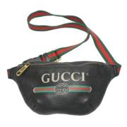 Gucci Vintage Pre-owned Laeder gucci-vskor Black, Dam