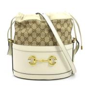 Gucci Vintage Pre-owned Canvas gucci-vskor Beige, Dam