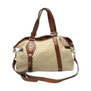 Gucci Vintage Pre-owned Canvas gucci-vskor Brown, Dam