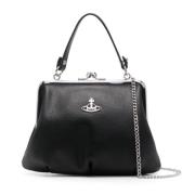 Vivienne Westwood Svart Ram Plånbok Black, Dam