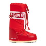 Moon Boot Snö stövlar Ikon Nylon Red, Dam