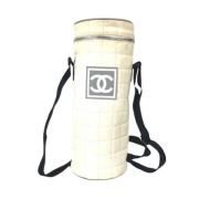 Chanel Vintage Pre-owned Tyg chanel-vskor White, Dam