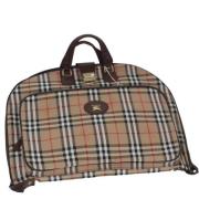 Burberry Vintage Pre-owned Canvas resvskor Beige, Dam