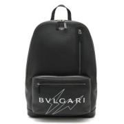 Bvlgari Vintage Pre-owned Laeder ryggsckar Black, Dam