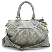 Louis Vuitton Vintage Pre-owned Tyg louis-vuitton-vskor Gray, Dam