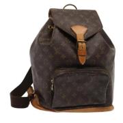 Louis Vuitton Vintage Pre-owned Canvas ryggsckar Brown, Dam