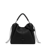 Gianni Chiarini Sportig Läder Crossbody Väska Black, Dam