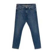 PS By Paul Smith Blå Denim Tapered Leg Jeans Blue, Herr