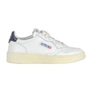 Autry Läder Sneakers med Broderad Logotyp White, Dam