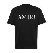 Amiri Kärna Logo Tee i Svart Black, Herr