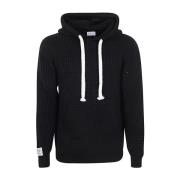 Family First Svart Engelsk Hoodie Black, Herr