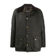 Barbour Ashby Grön Vaxad Jacka Green, Herr