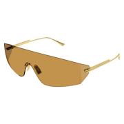 Bottega Veneta Rimless solglasögon i guld Yellow, Unisex