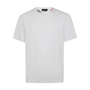 Dsquared2 Vit Bomull T-shirt White, Herr