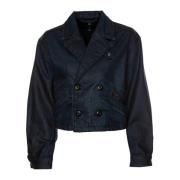 G-star Cropped Peacoat Jacket Blue, Herr