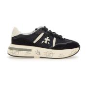 Premiata Svarta Damsneakers Black, Dam