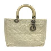 Dior Vintage Pre-owned Tyg dior-vskor White, Dam