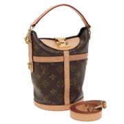 Louis Vuitton Vintage Pre-owned Canvas handvskor Brown, Dam