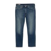 Levi's Slim Cut Navy Blue Denim Jeans Blue, Herr