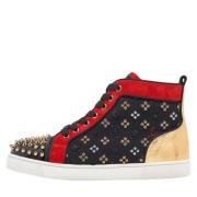 Christian Louboutin Pre-owned Pre-owned Tyg sneakers Multicolor, Dam