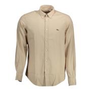 Harmont & Blaine Skjorta Beige Button Down Långärmad Beige, Herr