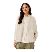 IN Front Faux Fur Vest Light Sand Beige, Dam