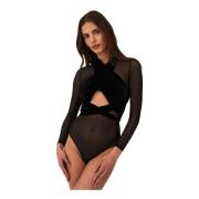 Undress Code Flawless Bodysuit Black Black, Dam