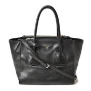 Prada Vintage Pre-owned Laeder prada-vskor Black, Dam