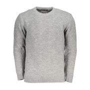 U.s. Polo Assn. Diamantmönstrad Crew Neck Sweater Gray, Herr