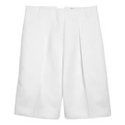 Jacquemus Kort Bermuda Ovalo Shorts White, Dam