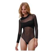 Undress Code No Promises Bodysuit Black Black, Dam